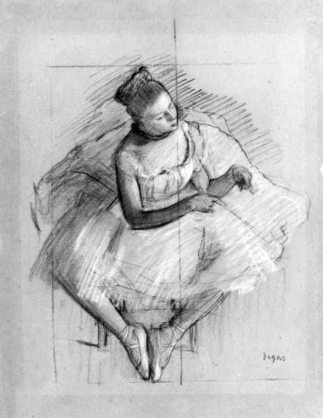 Seated Dancer, Edgar Degas - plakat 42x59,4 cm zdjęcie 1