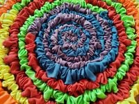 GUMA SENSORYCZNA tęczowa ANIMACYJNA do tańca gumy zabaw animatorów 7 m