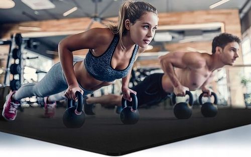 OCHRONNA MATA PODŁOGOWA PUZZLE SIŁOWNIA FITNESS POD SPRZĘT 120x180x2cm na Arena.pl