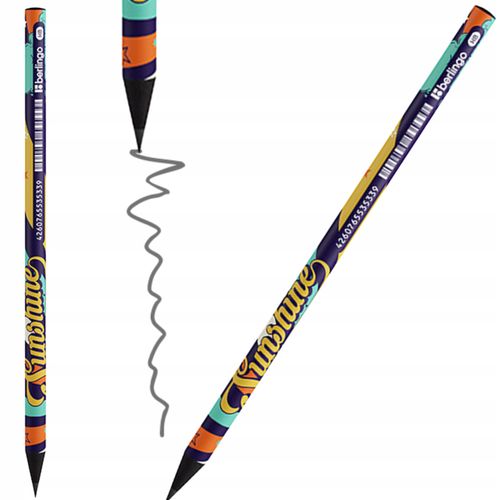 Ołówek Z Czarnego Drewna Hb  Groovy Mix Kol A'72 na Arena.pl