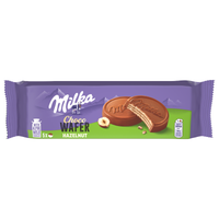 Milka Choco wafelki z kremem orzechowym oblane czekoladą mleczną 5x30g 150g