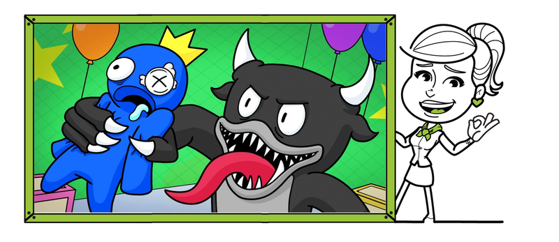 Bidon Junior Rainbow Friends zdjęcie 2