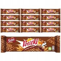 San Petitki Herbatniki z mleczną czekoladą 138 g x 12 sztuk