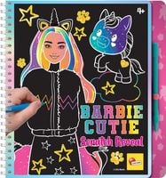 lisciani szkicownik barbie cutie scratch reva 2433
