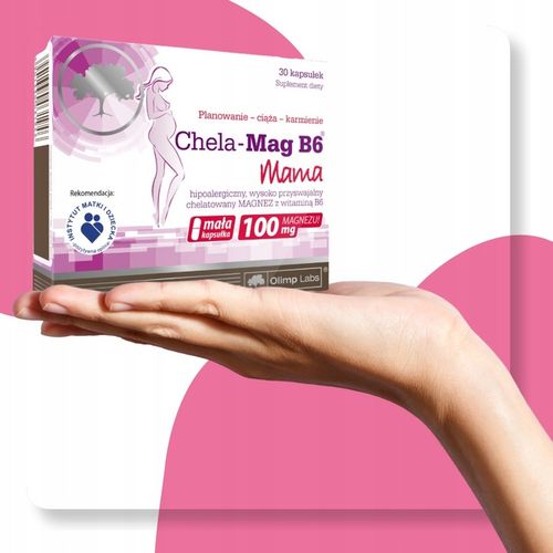 OLIMP Chela-Mag B6 Mama magnez i witamina B6 Suplement diety 30 kapsułek na Arena.pl