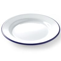 talerz płytki emaliowany biały śr. 200mm hendi 621226