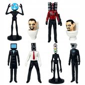 Figurki SKIBIDI TOILET titan speakerman cameraman ROBLOX 8 szt