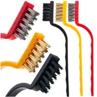 ZESTAW SZCZOTEK 3 SZTUKI DRUCIANE DO CZYSZCZENIA SZCZOTKI