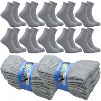 10x SKARPETY SZARE FROTA FROTTE BAWEŁNIANE POLSKIE 44-46