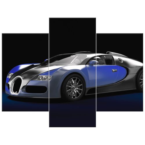 Fotoobraz 90X70 Błękitne Bugatti Veyron na Arena.pl