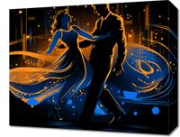 Obraz 50x40cm Taniec w Świetle Nocnej Aury