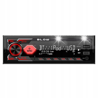 RADIO SAMOCHODOWE BLUETOOTH 1-DIN RDS USB-C AUX SD MP3 RCA LCD MIKROFON
