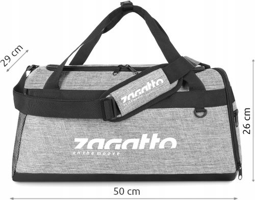 Torba podróżna weekendowa pojemna z paskiem 37L na Arena.pl