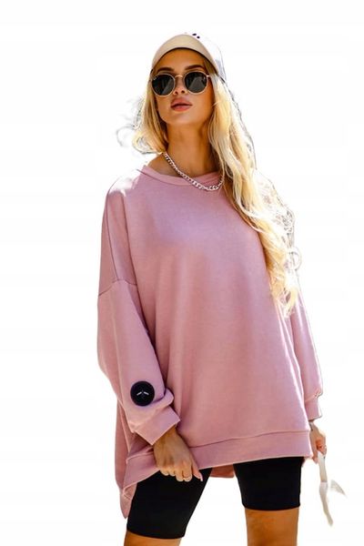 Bluza oversize mucha różowa Me Gusta zdjęcie 1