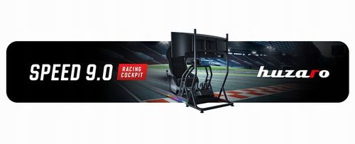 Kokpit Wyścigowy Stelaż gamingowy do simracingu Huzaro Speed 9.0 150 kg na Arena.pl