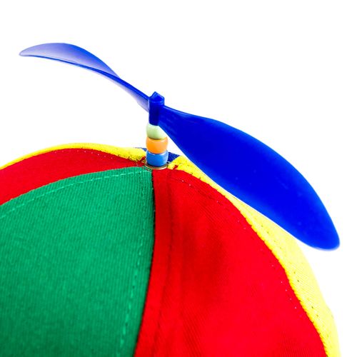 Czapka z daszkiem i ze śmigłem kolorowa wiatrak na Arena.pl