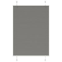 Roleta plisowana antracytowa 85x100 cm Szerokość tkaniny 84,4cm