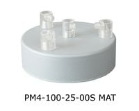 Podsufitka metalowa 4 otwory jasno szary