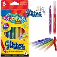 FLAMASTRY BROKATOWE 6 KOLORÓW COLORINO 65641PTR 5907690865641