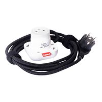 INCARA: ELECTR'ON podstawa zasilająca 1x2P+Z z przewodem 2,5m - BIAŁY Legrand 654900