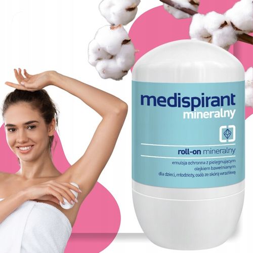 MEDISPIRANT Mineralny roll-on 40 ml Emulsja ochronna Antyperspirant w na Arena.pl
