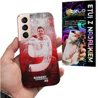 ETUI CASE DO SAMSUNG S22 - FC BARCELONA LEWANDOWSKI PIŁKARSKIE WZORY