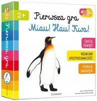 EGMONT PIERWSZA GRA MIAU HAU RODZINNA PLANSZOWA DLA DZIECI