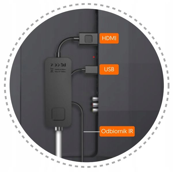 DEKODER TUNER TV HD DVB-T2 i DVB-C HEVC H.265 MINI STICK NAGRYWANIE PVR zdjęcie 14