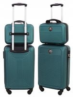 ZESTAW WALIZEK 2w1 WALIZKA NA KÓŁKACH + KUFEREK GRAVITT 8821