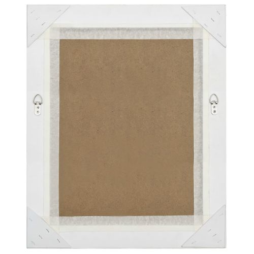Lustro ścienne w stylu barokowym 50x60cm białe VidaXL na Arena.pl
