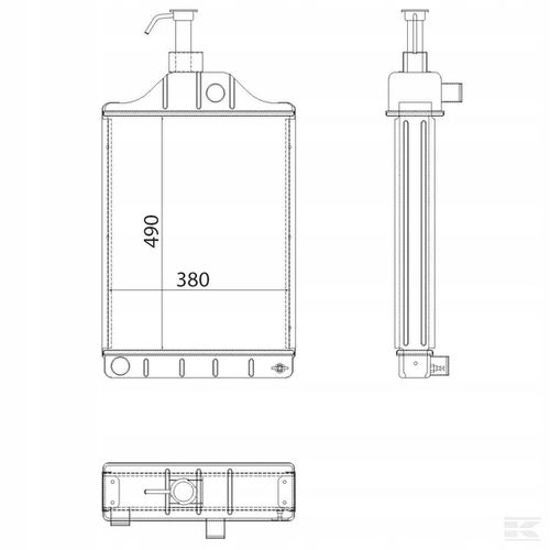 Chłodnica Wody 1669650M94N na Arena.pl