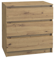 Komoda 3 Szuflady 70 cm Artisan MALWINA TS - 5 Kolorów
