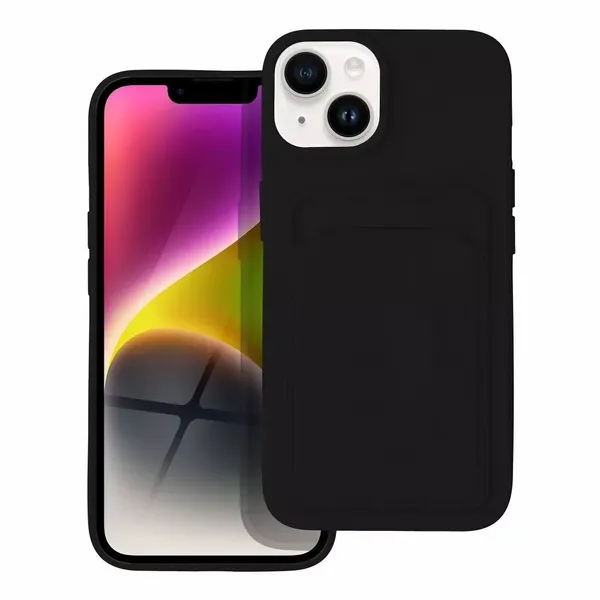 Futerał CARD CASE do IPHONE 14 czarny zdjęcie 1