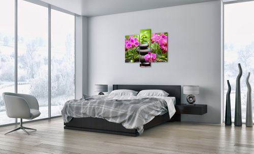 Obraz Na Płótnie - Storczyk Kamień - 95X80 Cm - Cb95X80-2687 na Arena.pl