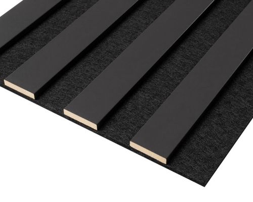 Lamele ścienne 54x260 cm, akustyczne na czarnym filcu - Antracyt 693 na Arena.pl