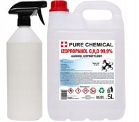 IZOPROPANOL ODTŁUSZCZACZ IPA 99,9% 5l odtłuszczania + rozpylacz
