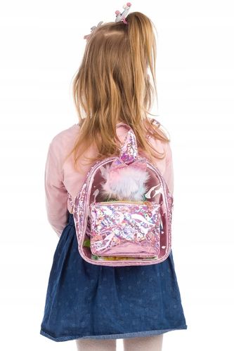 PLECAK PLECACZEK RÓŻOWY DLA DZIEWCZYNKI JEDNOROŻEC na Arena.pl