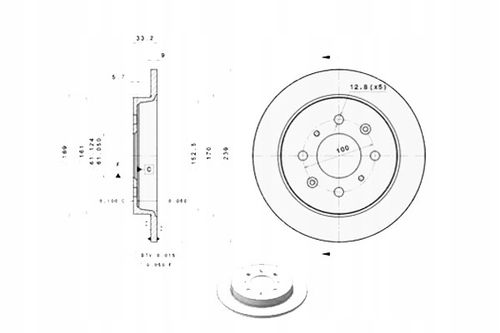 TARCZA HAM TYL 239X9 P BREMBO na Arena.pl