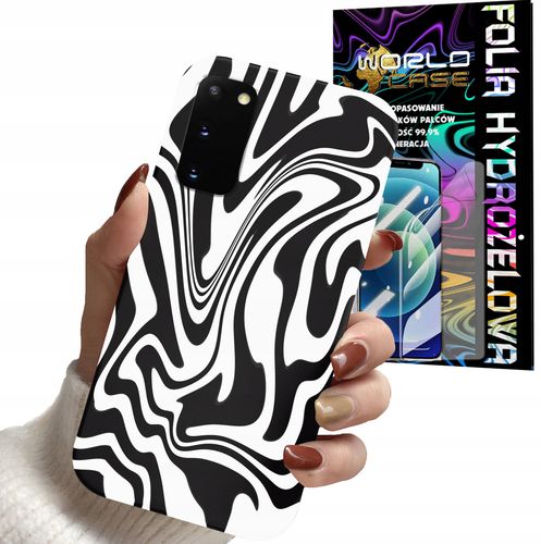ETUI DO SAMSUNG S21 FE - ABSTRAKCJA ZEBRA MODNE WZORY DLA KOBIET + FOLIA na Arena.pl