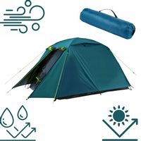 Namiot turystyczny 2-osobowy McKinley Vega 20.2 LEKKI WODOODPORNY KIESZENIE