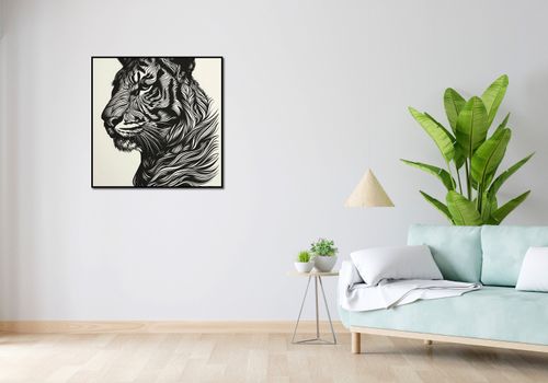 Plakat 80x80cm Tygrysi Gwizd na Arena.pl