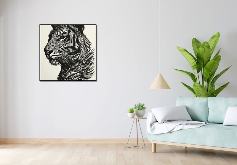 Plakat 80x80cm Tygrysi Gwizd zdjęcie 4