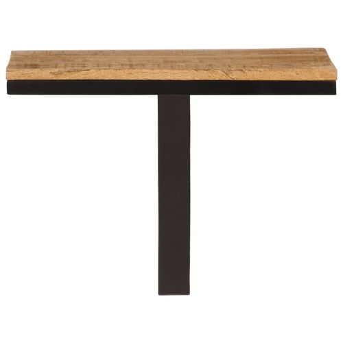 Półka ścienna, 40x30x32 cm, lite drewno mango i żelazo na Arena.pl