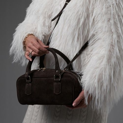 Torebka Damska, zamszowa Michela-M Espresso na Arena.pl