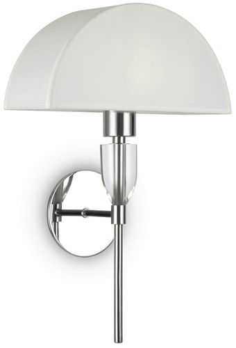 Nowoczesny kinkiet ścienny Prima Z034WL-01CH glamour biały na Arena.pl