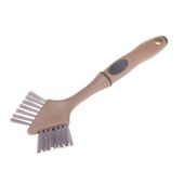 Szczotka do czyszczenia trudno dostępnych miejsc Mokka 23 cm szaro-beżowa