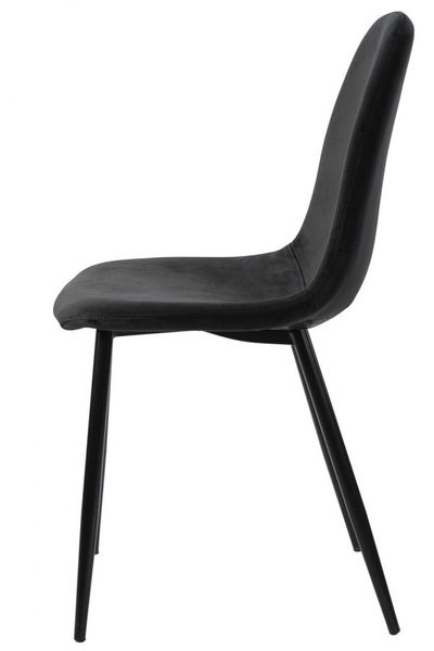 Krzesło tapicerowane GIULIA VELVET BLACK zdjęcie 9
