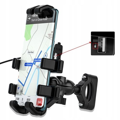MOTOCYKLOWY UCHWYT TELEFON KIEROWNICĘ ŚRUBA RAMY na Arena.pl