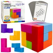 WOOPIE Ukladanka Kostka Tetris Z Zestawem Kart