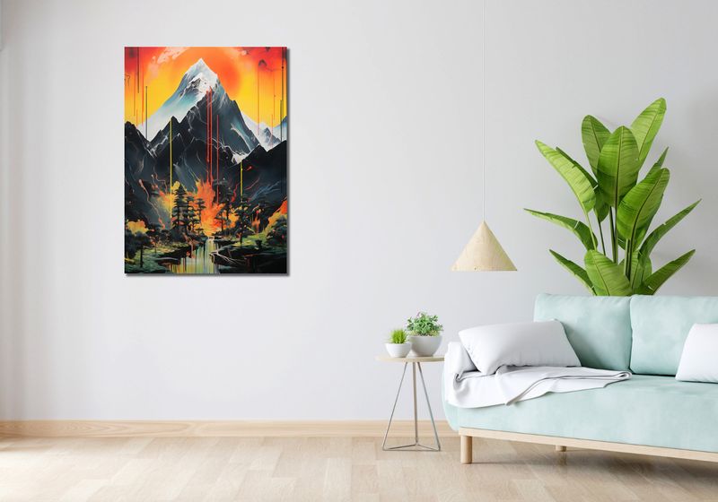 Obraz 70x100cm Górska Alchemia zdjęcie 2